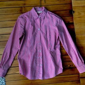 Red and white checkered button up, Brooks Brothers Red Fleece